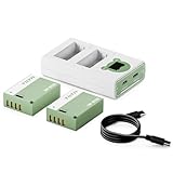 Tilta 2er-Pack NP-W126S Akkus mit Dual-Slot-Schnellladegerät, kompatibel mit Fujifilm X100VI, X100V, XM5, X-E5, X-E4, X-S10, X-T30, X-T30II, X-T3, X-Pro3, X100F, X-A7 TBC-W126S-A-AG