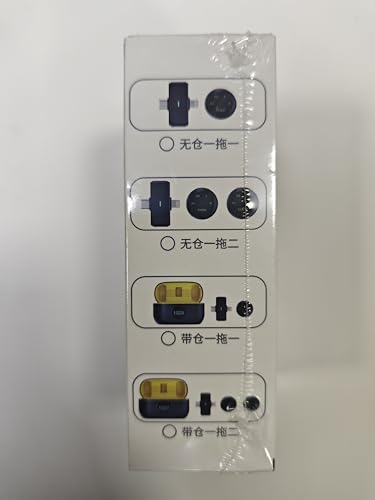 Microphone sans fil pour Vlog et smartphone avec boîtier de charge