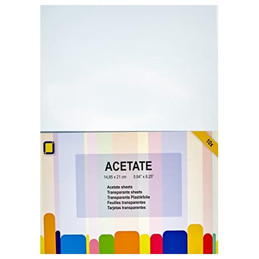 JEJE A4 Resistente al Calor, Acetato de Hojas, Transparente