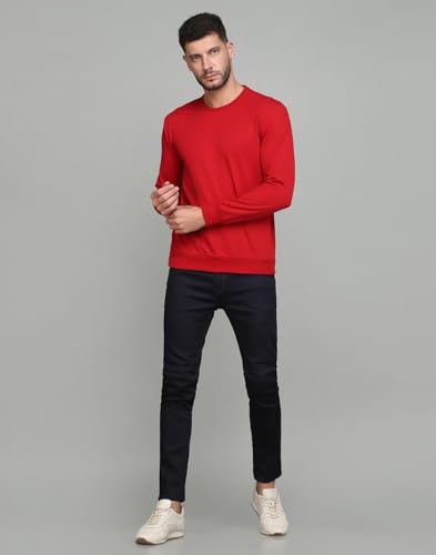 Image of SPUNN Men's Cotton Round Neck Full Sleeves Sweatshirt.