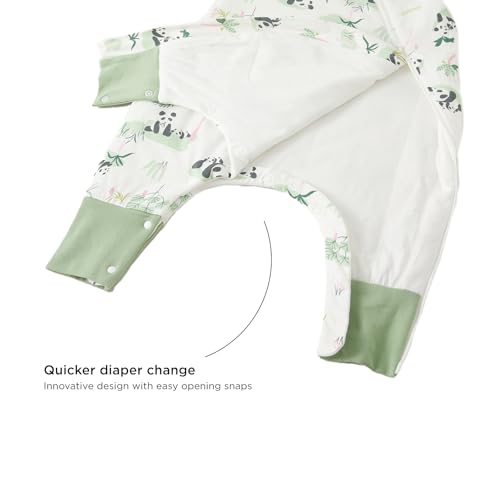 Image of Duomiaomiao 2 Pack 0.5 TOG Toddler Sleep Bag 24-36 Months 100% Cotton Lightweight Baby Sleep Sack with Feet, Breathable Comfy Toddler Wearable Blanket