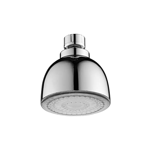 2026 Cabezal de ducha LED fijo con cambio automático de luz de 7 colores para una experiencia de ducha mágica (plateado, talla única)