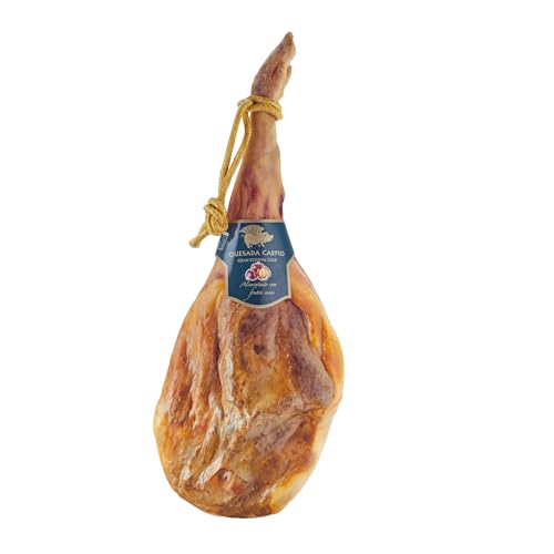 Jamón Gran Reserva Gold Quesada Carpio – Curación +18 Meses – Alimentado con Frutos Secos y Cereales Seleccionados – Sabor Tipo Ibérico – Pieza Entera 8 kg aprox. – Calidad Gourmet Española