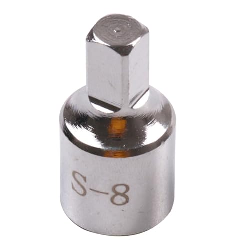 Ronyme Oil Sump Drain Plug Key Tool 8mm Square Head Spare Parts Repair Alloy Steel Automotive Accessories Replacement Easily Install