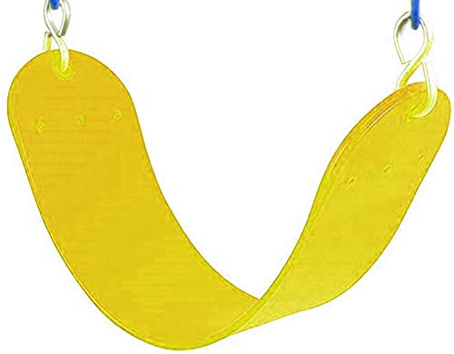 E EVERKING Heavy Duty Swings Seat with 66" Chain Plastic Coated，Playground Swing Set Accessories Replacement with Snap Hooks，250 LB Weight Limit - Thumbnail 2