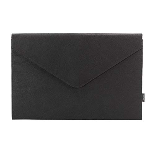 Dossier extensible Smead haut de gamme en tissu noir avec fermeture magnétique 70923