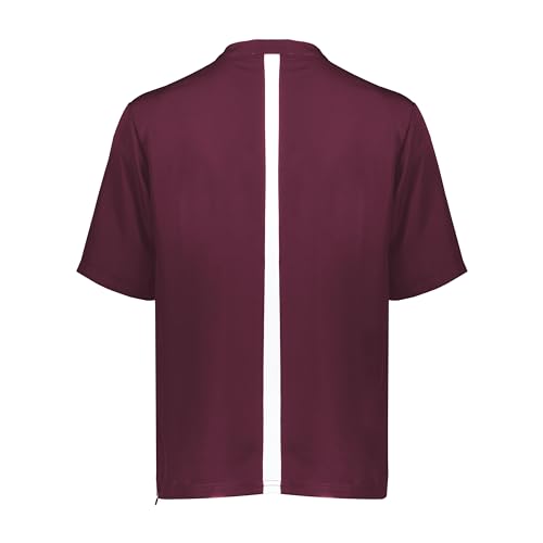 Image of Holloway Men's Mens Clubhouse Short Sleeve Pullover Cage Jacket - Ultimate Athletic Performance Wear for Maximum Mobility