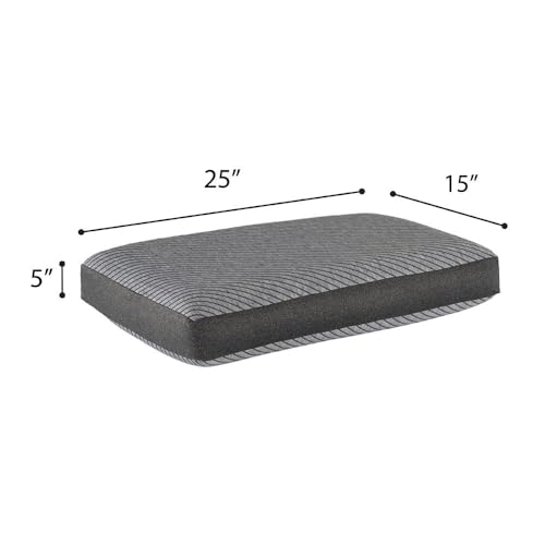 Wakefit Memory Foam Pillow 25x15x5 Inch Light Grey - Image 7