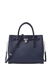 Silver-tone Hardware/Urbino Leather/Dress Blues