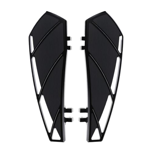 Marchepieds avant noirs pour moto Touring, Softail et Road King