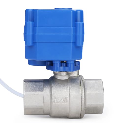 U.S. Solid Motorized Ball Valve- 3/4" Stainless Steel Ball Valve with Full Port, 9-24V AC/DC and 2 Wire Auto Return Setup, Normally Open by U.S. Solid - Image 7