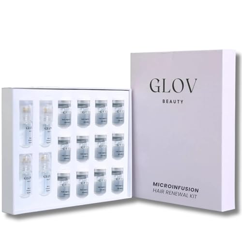 ReGlow Micro Infusion Duo Bundle - Micro Infusion System for Face & Micro-Infusion Hair Density System - Firmer Radiant Skin & Fuller-Looking Hair and Beard