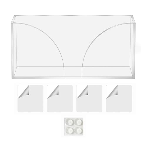Porte-serviettes en papier acrylique robuste pour un comptoir de cuisine chic