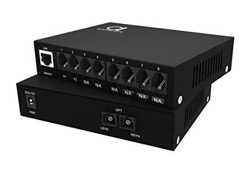 Exclusive Discount 80% Offer 2 x POTS RJ11 Telephone and Gigabit Ethernet Over Fiber Converter - Multiplexer - Extender Set of FXS FXO Units - Universal Single and Multimode - 1 km MM (0.6 mi) 20km SM (11.4 mi) - Voice Over Fiber