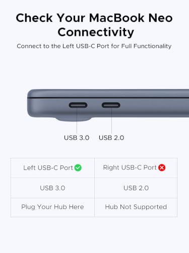 Plugable USB C Hub 5-in-1, USBC to HDMI Adapter 4K@60Hz, Multiport Adapter - image 8