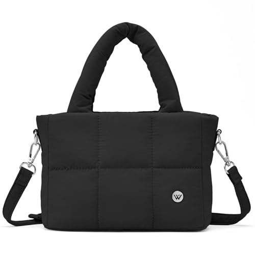 Bolso pequeño tipo puffer para mujer