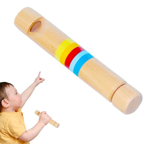 Slide Whistle Kids, Push Pull Musical Toy Whistle, 6,69 x 1,18 pulgadas, fabricante de sonido hecho a mano, instrumento musical de educación para niños, niñas y juegos de guardería, multicolor