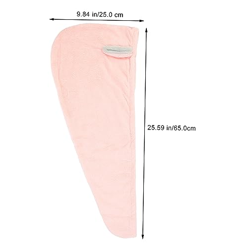 FOMIYES Chapéu De Cabelo Seco Com Orelhas De Coelho 3 Peças Envoltório De Cabeça De Toalha De Cabelo