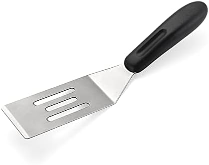 GZLT Metal Spatulas,Small Spatula for Nonstick Cookware,Pancake Spatula with Non-Slip Handle,Stainless Steel Spatula for Steaks, Eggs, Pancakes, etc (jc-A)