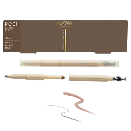excel(エクセル) ザ プライムアイブロウ PE01 ナチュラルブラウン アイブロウペンシル アイブロウブラシ アイブロウパウダー 3機能一体 眉 ベストコスメのサムネイル