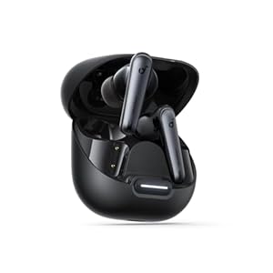Soundcore by Anker Liberty 4 NC Wireless Earbuds, 98.5% Noise Reduction, Adaptive Noise Cancelling to Ears and Environment, Hi-Res Sound, 50H Battery, Wireless Charging, Bluetooth 5.3