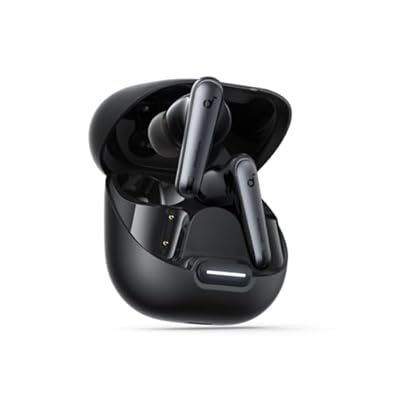 Soundcore by Anker Liberty 4 NC Wireless Earbuds, 98.5% Noise Reduction, Adaptive Noise Cancelling to Ears and Environment, Hi-Res Sound, 50H Battery, Wireless Charging, Bluetooth 5.3
