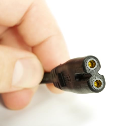 IndoTeam Figure 8 Power Lead – 1.5m length – C7 Power Cable with UK Plug (BS1363 to IEC 60320C7) - Power Cables 2 Pin – 2 Pin TV Power Cable Mains Power Lead Fig 8 for TV Printer Hi-Fi Charger PS4 PS3 - Image 2