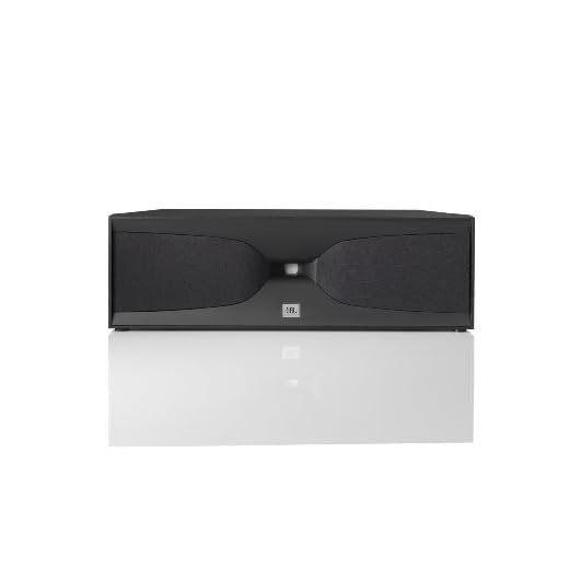 JBL Studio 520CBK 2-Way Dual 4-Inch Center Channel Speaker