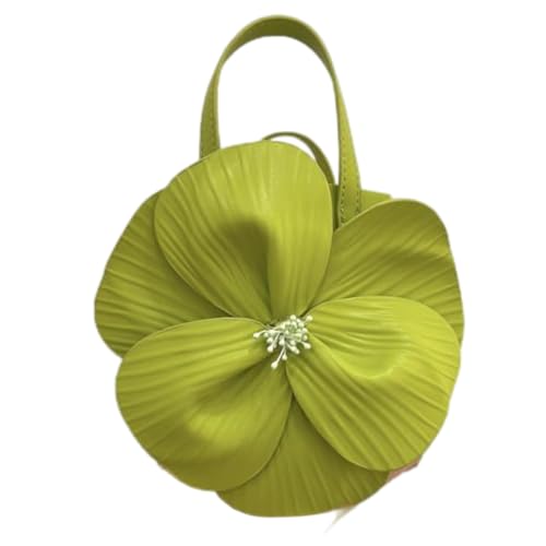 Sac à main floral vert chic pour femme, pochette de mariage et de bal