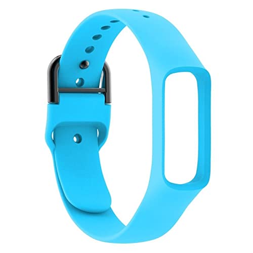 Image of Band Strap Belt with Buckle for Samsung Galaxy Fit E R375 Smart Band (Sky Blue) (Note: Not Compatible to Any Other Models Except Samsung Fit E R375 Band) (Sky Blue)