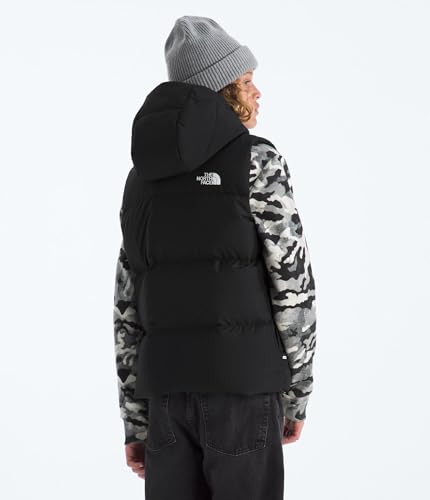 THE NORTH FACE Kids' North Down Hooded Vest | 600 Fill Recycled Waterfowl Down Insulated, Water Repellent, Zip Pockets3