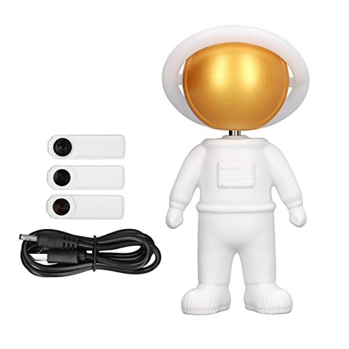 Lampe de nuit USB projecteur LED astronaute rotative avec batterie intégrée 2.2W