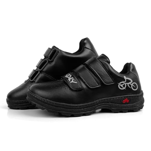 Sapatilha Ciclismo Masculino Feminino Oxy Speed Sem Clip Oxy Sport (Preto/Branco, BR, Adulto, Numéri