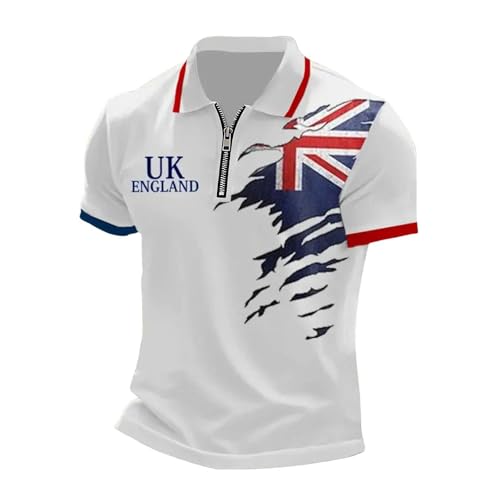Polo homme manches courtes au motif Jack avec finitions style britannique