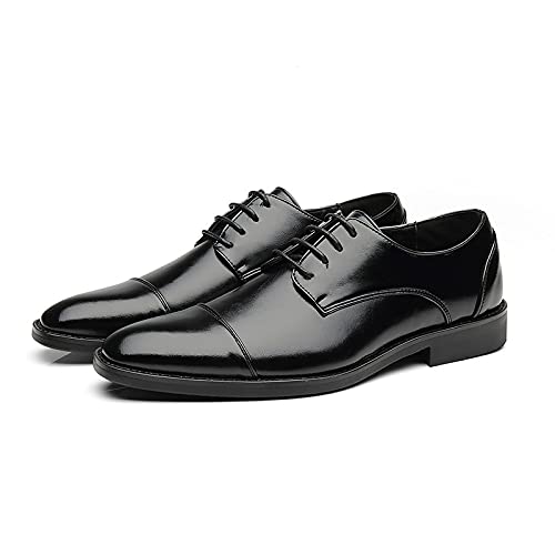 Style 706-1 Poliuretanowe męskie buty rekreacyjne, Czarny, 44.5 EU