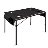 ONIVA - a Picnic Time Brand Travel Portable Soft Top Folding Table for Camping and Outdoors with Carry Bag, (Black) 6 x 6 x 43