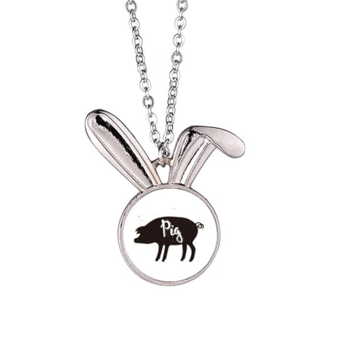 Collier cochon noir et blanc : le bijou hypoallergénique pour peaux sensibles