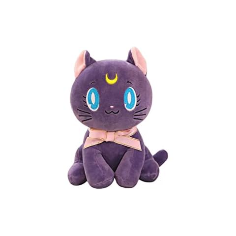 Taeyue Moon Cat Luna Plushie Plush Doll Anime Plush Toy Soft Pillow Decorations Cosplay Doll, 25cm Cover