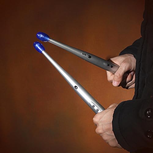 Baquetas LED inteligentes infantiles de percusión realista con sensibilidad ajustable 5