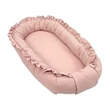 Réducteur de lit bébé portable – Léger et compact, ce nid bébé est idéal à la maison, chez les grands-parents ou en déplacement. Facile à transporter et à installer partout.