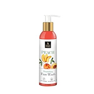 Good Vibes Peach Nourishing Face Wash – 120 ml – Hydration for Clogged Pores and Damaged Skin – Cruelty and Paraben Free