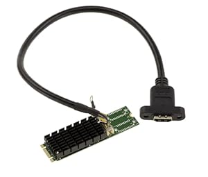 KALEA-INFORMATIQUE HDMI 4K UHD 3840x2160 Grafikkarte auf M2 M Key Port mit SiliconMotion SM768 Chipsatz.