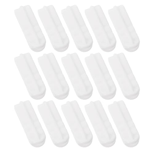 MUSISALY Juego de 20 Clips de Sellado de Plástico para Bolsas de Almacenamiento al Vacío, Color Claro, para Bolsas Reutilizables Cierre Autosellante, Ahorro de Espacio en Armarios y Viajes