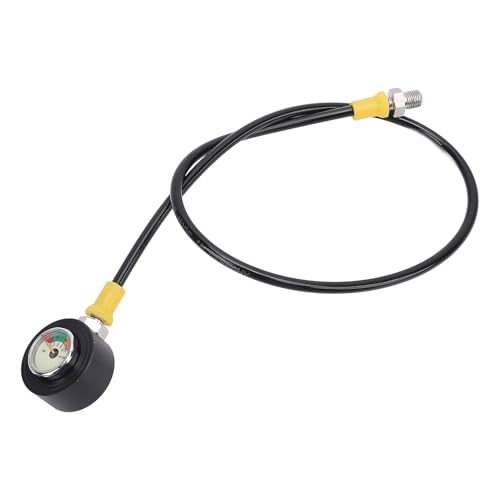 Scuba Tank Hose Adapter 4000psi�ψ��Q�[�W�t�� �����A���~�������_�C�r���O�[�U�z�[�X �R���p�N�g�y�� BCD���M�����[�^�Ή�