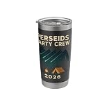 Perseids Meteor Shower Aug 11–13, 2026 Watch Party Crew Stainless Steel Insulated Tumbler