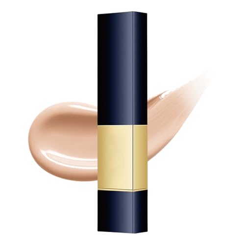 Farbwechselnder Foundation Stick, 2-in-1 Foundation Concealer Stick, Langanhaltender Natürlicher Weißer Concealer Mit Pinsel, Wasserfester Schweißfester Vollständig Deckender Concealers Sticks Makeup