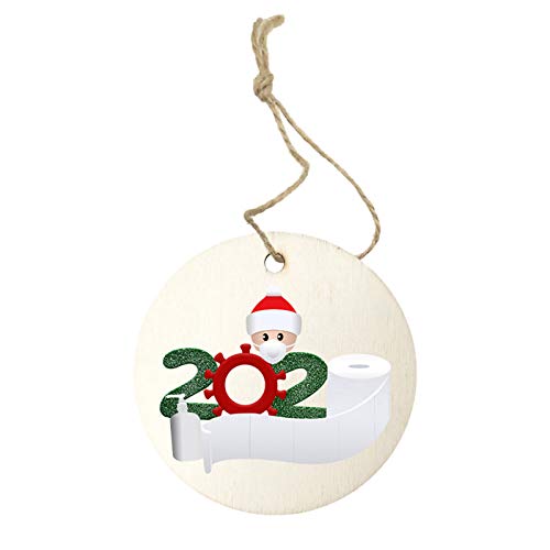 Eastdall Decoração De Casa,2020 Nova Decoração de Árvore de Natal Sobreviveu Família Ornamento de Na