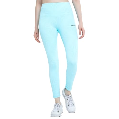 Image of High-Waist Workout Tights for Women - Breathable, Stretchable Activewear Leggings with UV Protection Stylish Sweat-Wicking Gymwear Perfect for Gym, Pilates, Yoga, and Fitness Enthusiasts