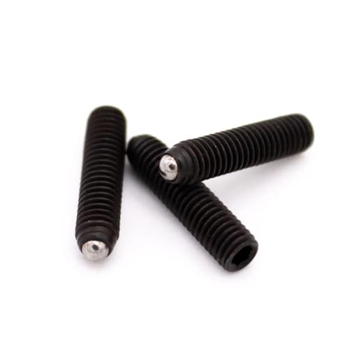 金属ネジ 1/5/20Pcs M3 M4 M5 M6 M8 M10 M12 M16 Black Grade 12.9 steel Hex Hex Socket Allen Spring Ball Plunger Grub Bolt Point Set Sc