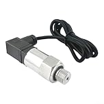 Rehoetom Industrial Pressure Sensor 4-20mA G1/4 Thread IP68 Waterproof Stainless Steel, For Water Oil Air Fast Response ≤2ms High Accuracy(0-1.6MPa)